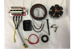 Ei Omega 600W Alternator Upgrade Kit with 105mm Stator for Airheads 1970-76 EXCEPT R90S
